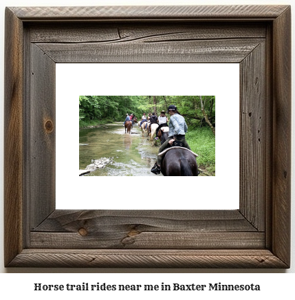 horse trail rides near me in Baxter, Minnesota